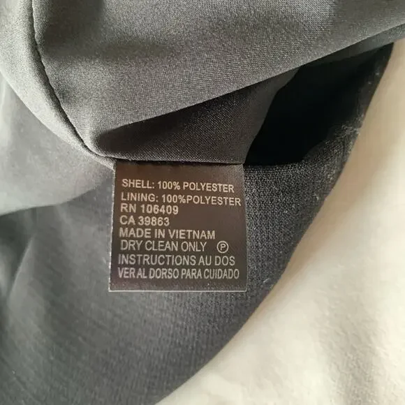 Tahari ASL sleeveless sheath midi dress black crepe fully lined back zip size 10 - Picture 5 of 8